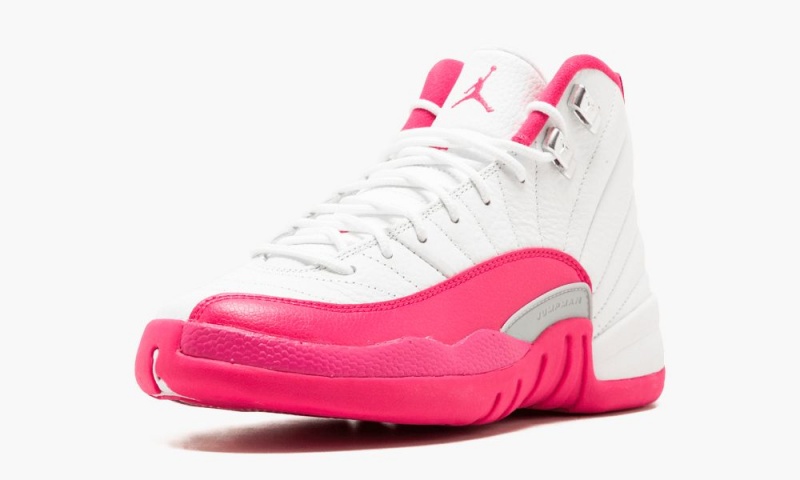 Nike Air Jordan 12 Retro GG 'Valentine's Day' Schoenen Kinderen Wit Roze Zilver Nederland | 907138-EIW