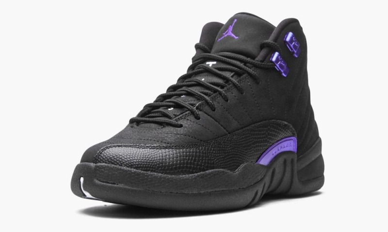 Nike Air Jordan 12 Retro GS 'Dark Concord' Schoenen Kinderen Zwart Paars Nederland | 947586-YKW