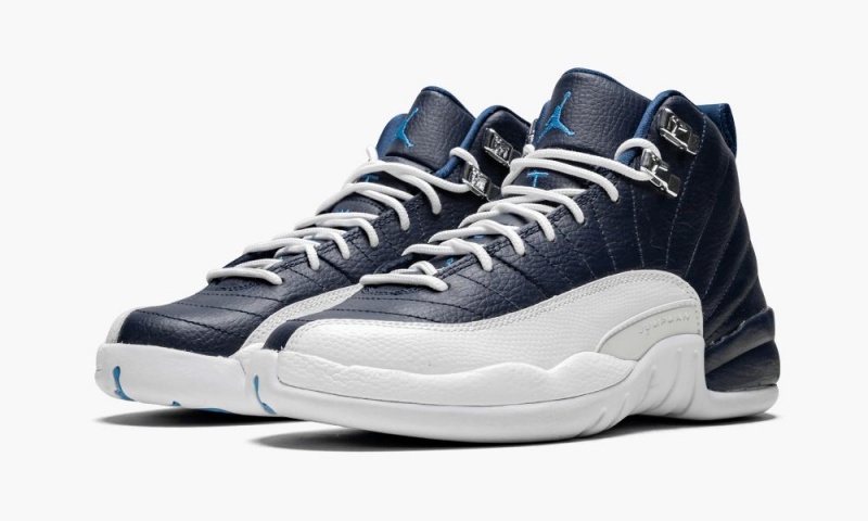 Nike Air Jordan 12 Retro (GS) 'Obsidian' Schoenen Kinderen Blauw Wit Nederland | 239567-FAM