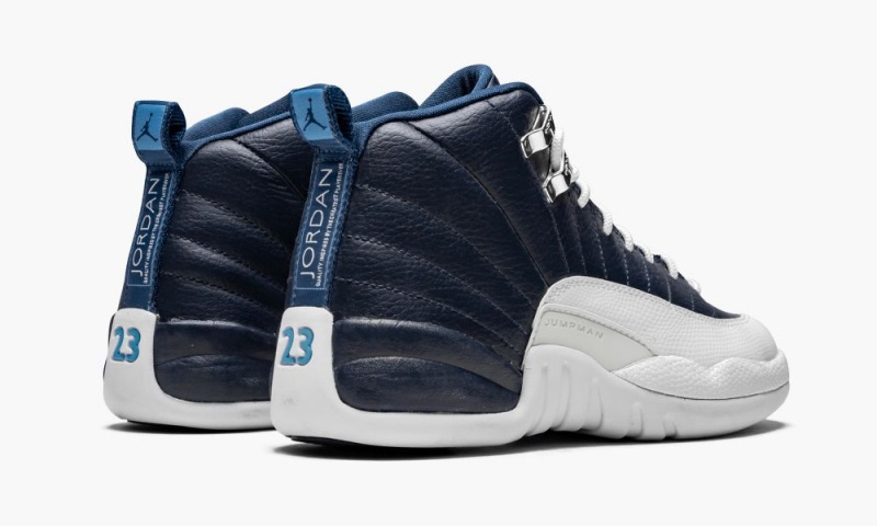 Nike Air Jordan 12 Retro (GS) 'Obsidian' Schoenen Kinderen Blauw Wit Nederland | 239567-FAM
