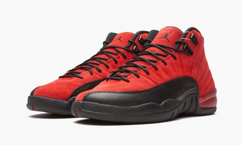 Nike Air Jordan 12 Retro GS 'Reverse Flu Game' Schoenen Kinderen Rood Zwart Nederland | 297604-FMO