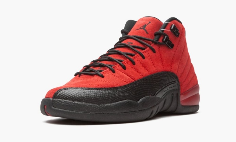 Nike Air Jordan 12 Retro GS 'Reverse Flu Game' Schoenen Kinderen Rood Zwart Nederland | 297604-FMO
