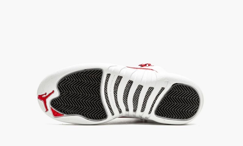 Nike Air Jordan 12 Retro GS 'Twist' Schoenen Kinderen Wit Zwart Rood Nederland | 589172-VHS