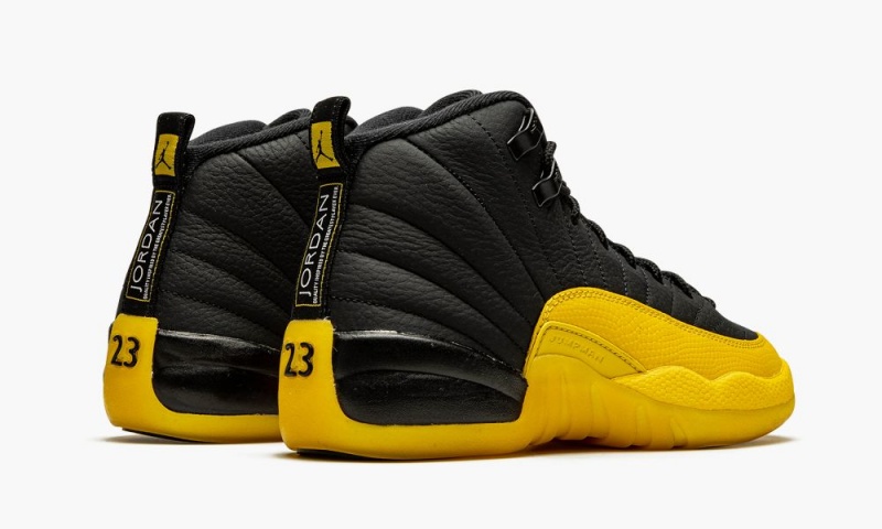 Nike Air Jordan 12 Retro GS 'University Gold' Schoenen Kinderen Zwart Zwart Goud Nederland | 254630-NUE