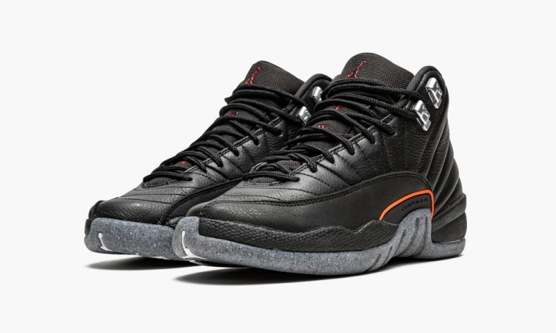 Nike Air Jordan 12 Retro GS 'Utility' Schoenen Kinderen Zwart Nederland | 027319-QXT