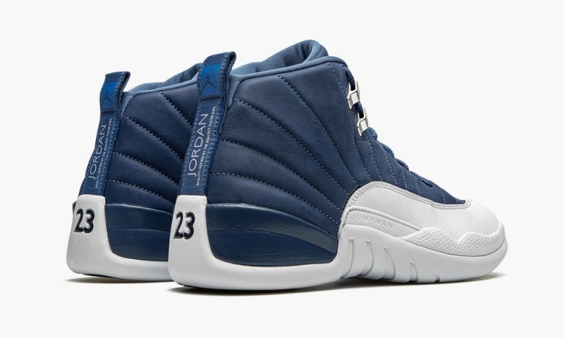 Nike Air Jordan 12 Retro 'Indigo' Schoenen Heren Grijs Blauw Blauw Nederland | 746201-HZX