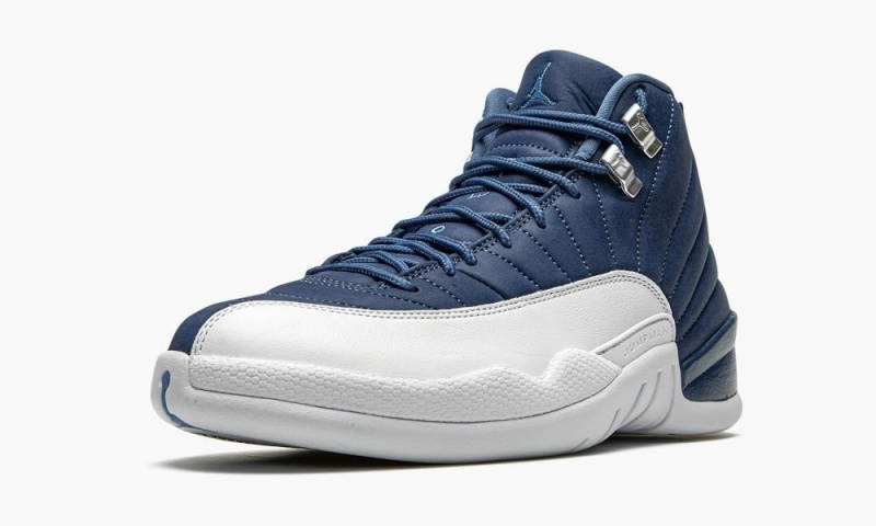 Nike Air Jordan 12 Retro 'Indigo' Schoenen Heren Grijs Blauw Blauw Nederland | 746201-HZX