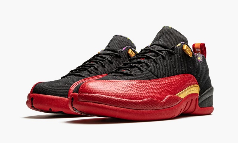 Nike Air Jordan 12 Retro Low SE 'Super Bowl LV' Schoenen Heren Zwart Rood Nederland | 931652-NZT
