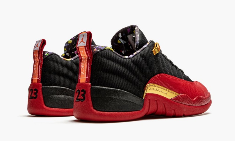 Nike Air Jordan 12 Retro Low SE 'Super Bowl LV' Schoenen Heren Zwart Rood Nederland | 931652-NZT