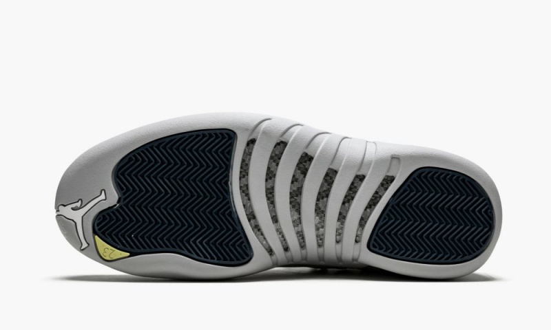 Nike Air Jordan 12 Retro Low Schoenen Heren Grijs Donkerblauw Nederland | 402576-BSN