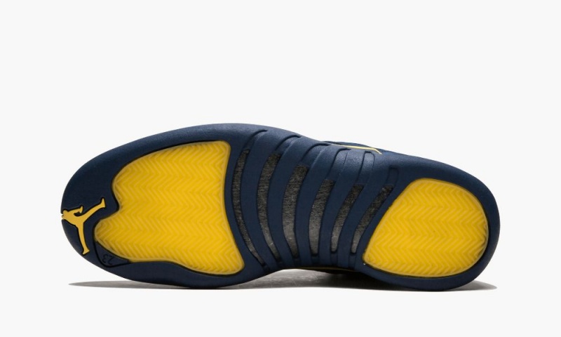 Nike Air Jordan 12 Retro 'Michigan' Schoenen Heren Blauw Oranje Donkerblauw Nederland | 891563-TPI