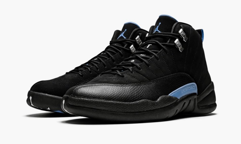 Nike Air Jordan 12 Retro 'Nubuck - 2009 Release' Schoenen Heren Zwart Wit Blauw Nederland | 261095-UZQ