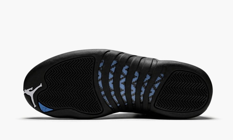 Nike Air Jordan 12 Retro 'Nubuck - 2009 Release' Schoenen Heren Zwart Wit Blauw Nederland | 261095-UZQ