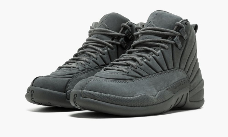 Nike Air Jordan 12 Retro 'PSNY' Schoenen Heren Donkergrijs Donkergrijs Zwart Nederland | 809142-CGJ