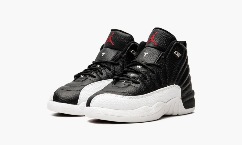Nike Air Jordan 12 Retro PS 'Playoffs 2022' Schoenen Kinderen Zwart Rood Wit Nederland | 834019-CLW