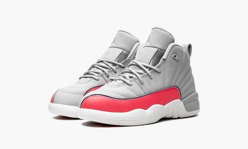 Nike Air Jordan 12 Retro PS 'Racer Pink' Schoenen Kinderen Grijs Roze Zwart Nederland | 618209-XCM