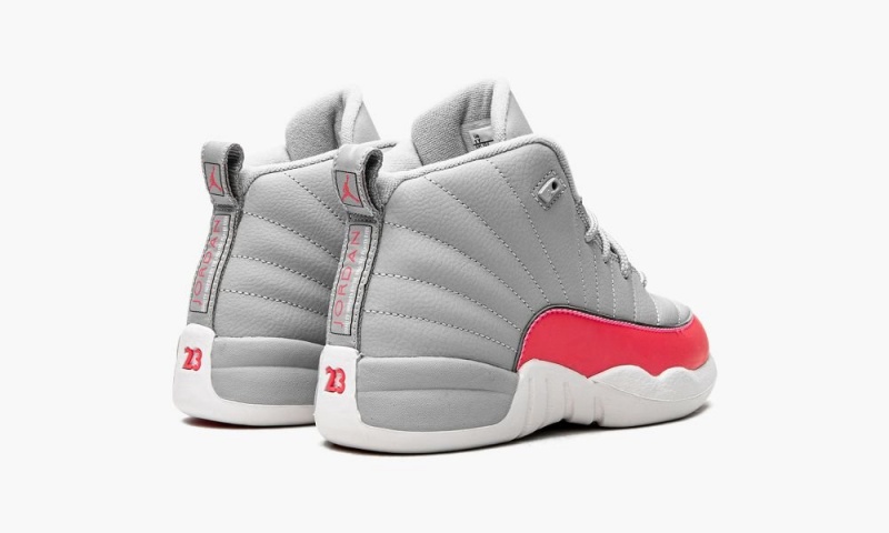 Nike Air Jordan 12 Retro PS 'Racer Pink' Schoenen Kinderen Grijs Roze Zwart Nederland | 618209-XCM