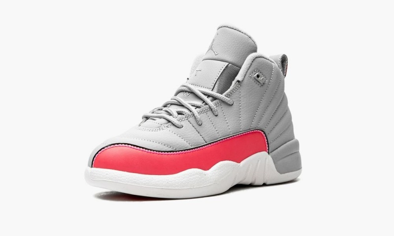 Nike Air Jordan 12 Retro PS 'Racer Pink' Schoenen Kinderen Grijs Roze Zwart Nederland | 618209-XCM