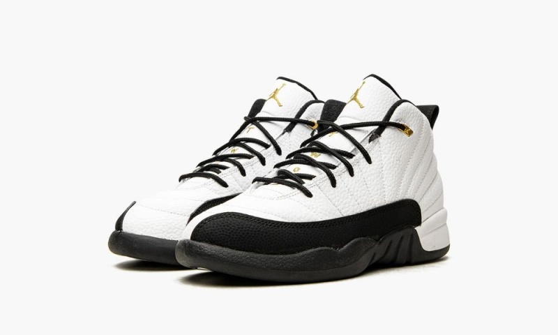 Nike Air Jordan 12 Retro PS 'Royalty' Schoenen Kinderen Wit Metal Goud Zwart Nederland | 874392-UWV