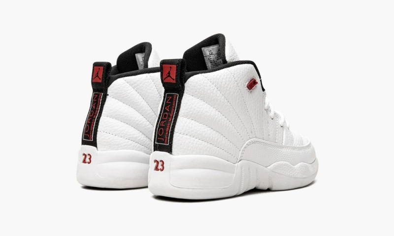 Nike Air Jordan 12 Retro (PS) 'Twist' Schoenen Kinderen Wit Zwart Rood Nederland | 491257-OXZ