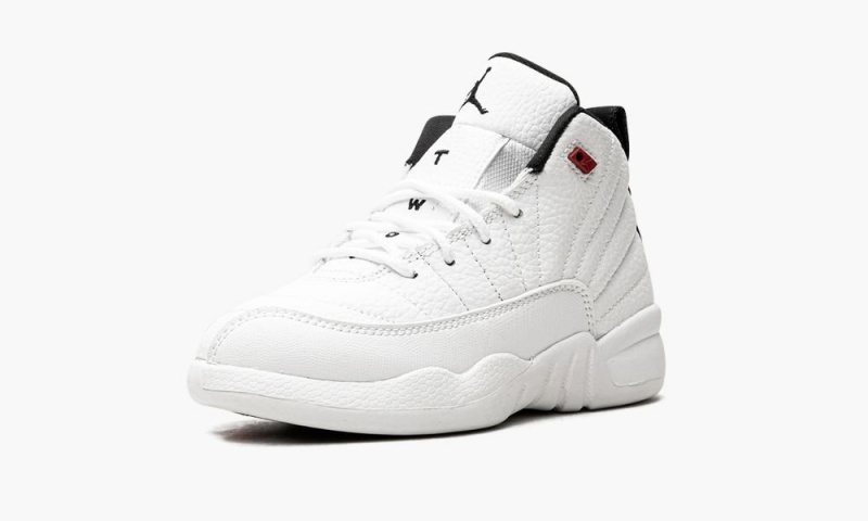 Nike Air Jordan 12 Retro (PS) 'Twist' Schoenen Kinderen Wit Zwart Rood Nederland | 491257-OXZ