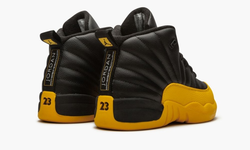 Nike Air Jordan 12 Retro (PS) 'University Gold' Schoenen Kinderen Zwart Goud Zwart Nederland | 178402-DZF