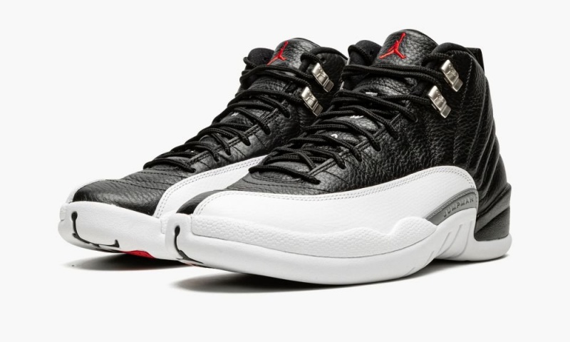 Nike Air Jordan 12 Retro 'Playoffs 2022' Schoenen Heren Zwart Rood Wit Nederland | 967345-RSN