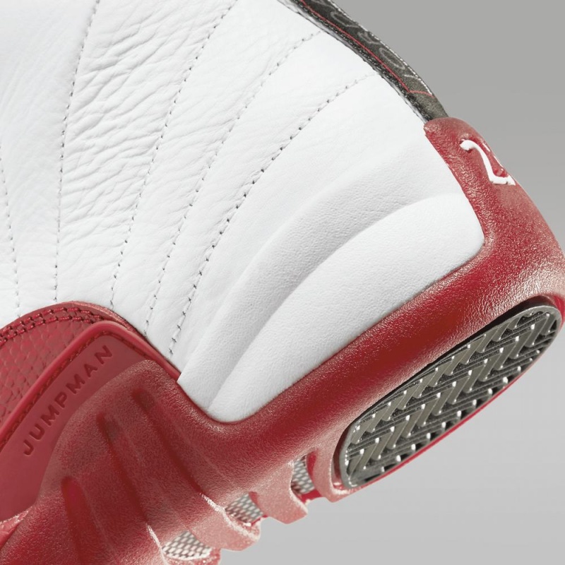 Nike Air Jordan 12 Retro Schoenen Kinderen Wit Rood Zwart Nederland | 879402-VWN