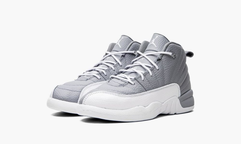 Nike Air Jordan 12 Retro 'Stealth' Schoenen Kinderen Wit Grijs Nederland | 957143-SMI