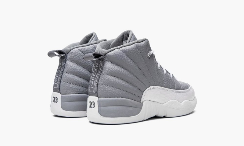 Nike Air Jordan 12 Retro 'Stealth' Schoenen Kinderen Wit Grijs Nederland | 957143-SMI