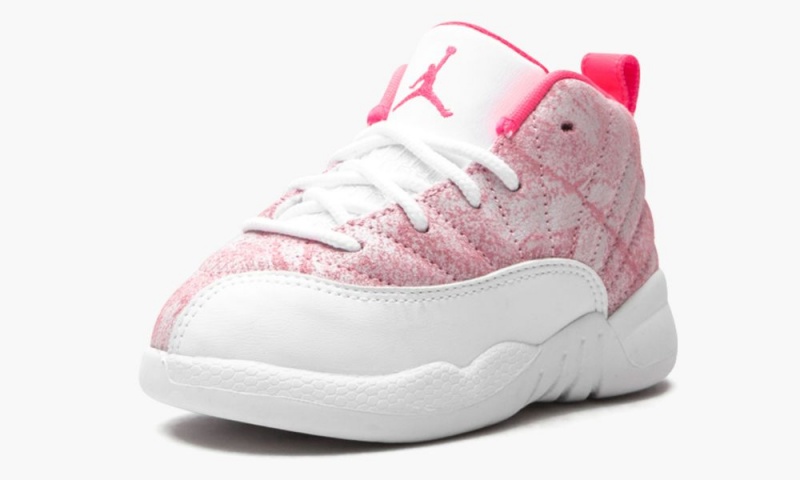 Nike Air Jordan 12 Retro TD 'Artic Punch' Schoenen Kinderen Wit Roze Nederland | 017926-EIY