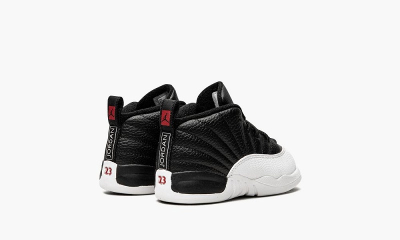 Nike Air Jordan 12 Retro TD 'Playoffs 2022' Schoenen Kinderen Zwart Rood Wit Nederland | 526174-CGL