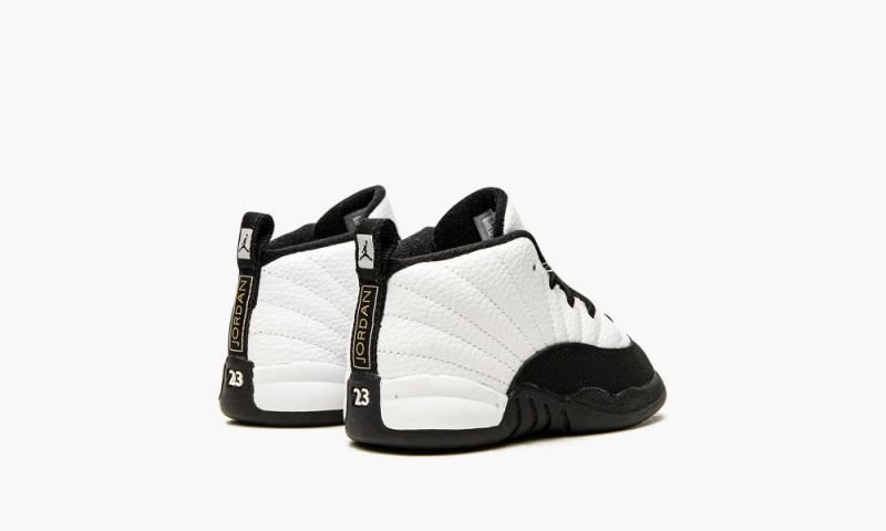 Nike Air Jordan 12 Retro TD 'Royalty' Schoenen Kinderen Wit Metal Goud Zwart Nederland | 576098-USY