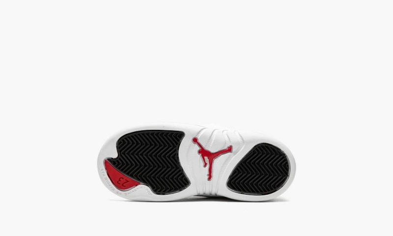 Nike Air Jordan 12 Retro (TD) 'Twist' Schoenen Kinderen Wit Zwart Rood Nederland | 038549-GFO