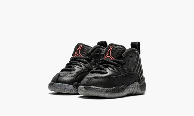 Nike Air Jordan 12 Retro TD 'Utility' Schoenen Kinderen Zwart Nederland | 495762-PNG