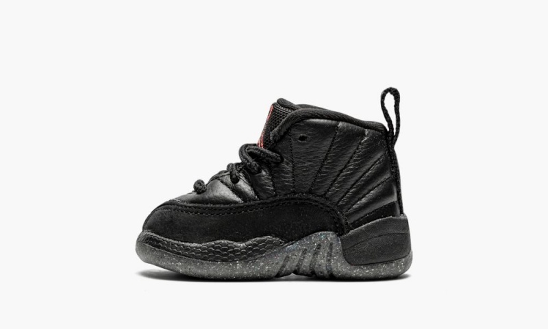 Nike Air Jordan 12 Retro TD \'Utility\' Schoenen Kinderen Zwart Nederland | 495762-PNG