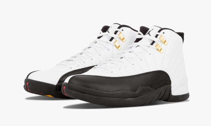 Nike Air Jordan 12 Retro 'Taxi' Schoenen Heren Wit Zwart Rood Nederland | 267130-DYT