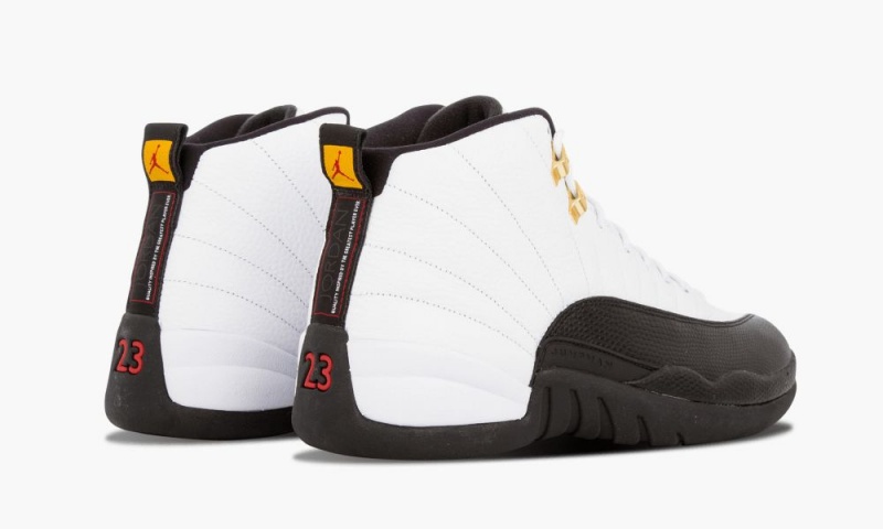 Nike Air Jordan 12 Retro 'Taxi' Schoenen Heren Wit Zwart Rood Nederland | 267130-DYT