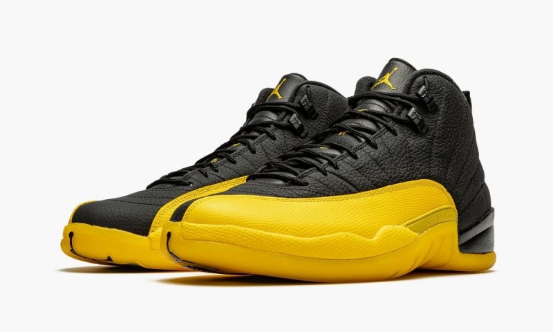Nike Air Jordan 12 Retro 'University Gold' Schoenen Heren Zwart Zwart Goud Nederland | 476532-FHE