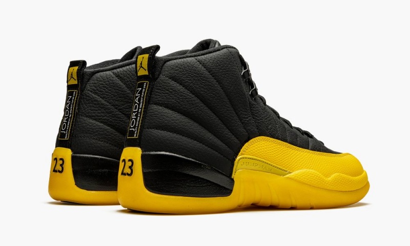 Nike Air Jordan 12 Retro 'University Gold' Schoenen Heren Zwart Zwart Goud Nederland | 476532-FHE