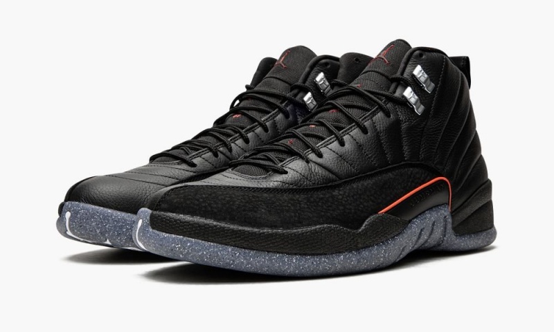 Nike Air Jordan 12 Retro 'Utility' Schoenen Heren Zwart Zwart Lichtrood Nederland | 506814-OYF