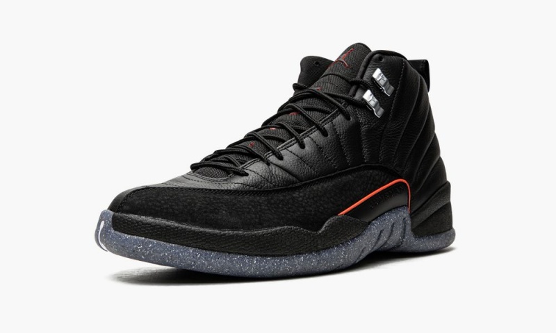 Nike Air Jordan 12 Retro 'Utility' Schoenen Heren Zwart Zwart Lichtrood Nederland | 506814-OYF