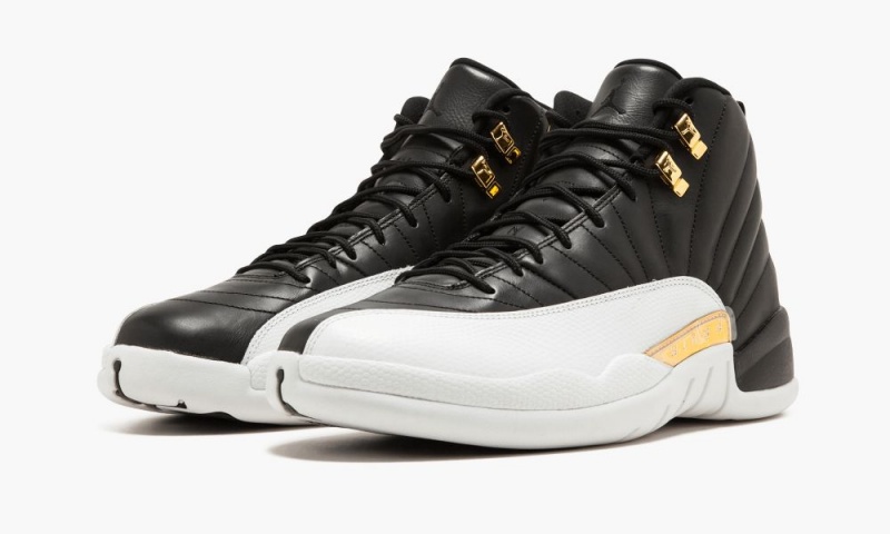 Nike Air Jordan 12 Retro 'Wing It' Schoenen Heren Zwart Metal Goud Wit Nederland | 860213-LEM