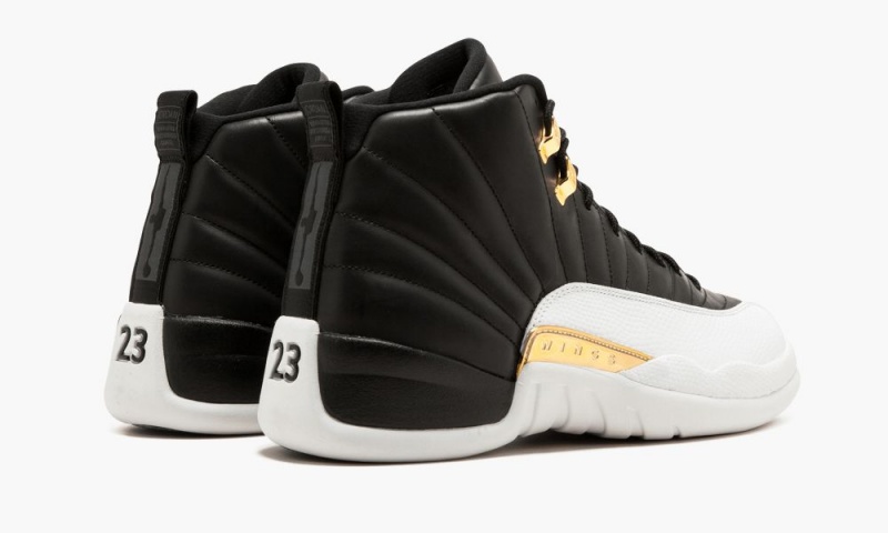 Nike Air Jordan 12 Retro 'Wing It' Schoenen Heren Zwart Metal Goud Wit Nederland | 860213-LEM