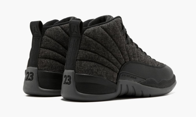 Nike Air Jordan 12 Retro Wol Schoenen Heren Donkergrijs Metal Zilver Nederland | 518376-CWS