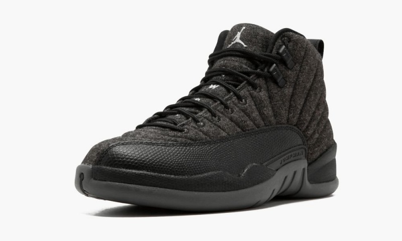 Nike Air Jordan 12 Retro Wol Schoenen Heren Donkergrijs Metal Zilver Nederland | 518376-CWS