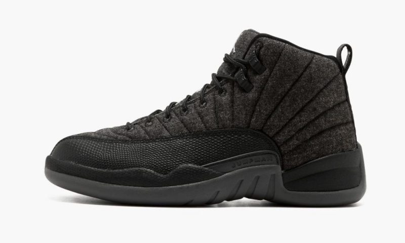 Nike Air Jordan 12 Retro Wol Schoenen Heren Donkergrijs Metal Zilver Nederland | 518376-CWS
