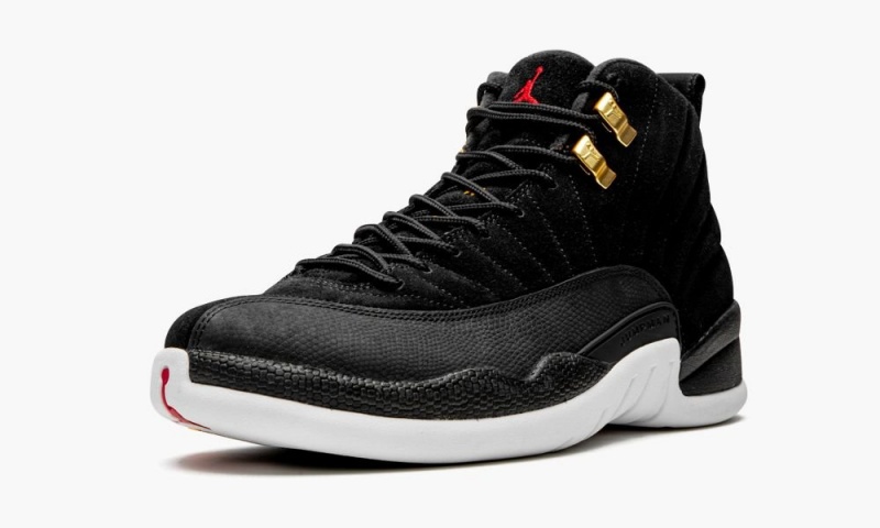 Nike Air Jordan 12 'Reverse Taxi' Schoenen Heren Zwart Goud Wit Nederland | 643715-AIX