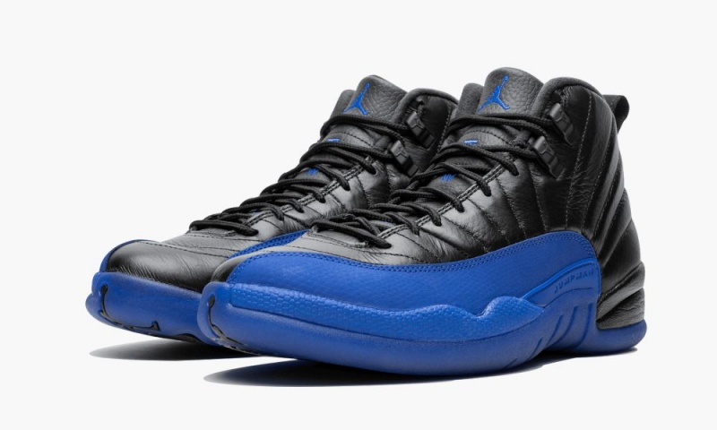 Nike Air Jordan 12 'Royal' Schoenen Heren Zwart Koningsblauw Zwart Nederland | 536789-HRZ