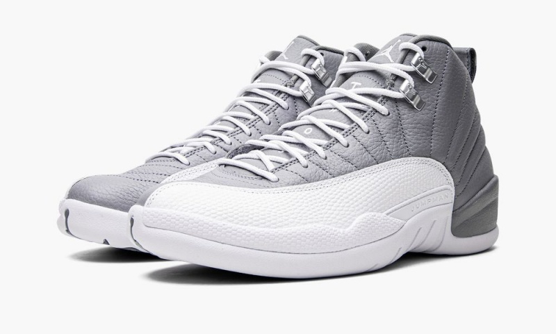Nike Air Jordan 12 'Stealth' Schoenen Heren Wit Grijs Nederland | 501974-UYH
